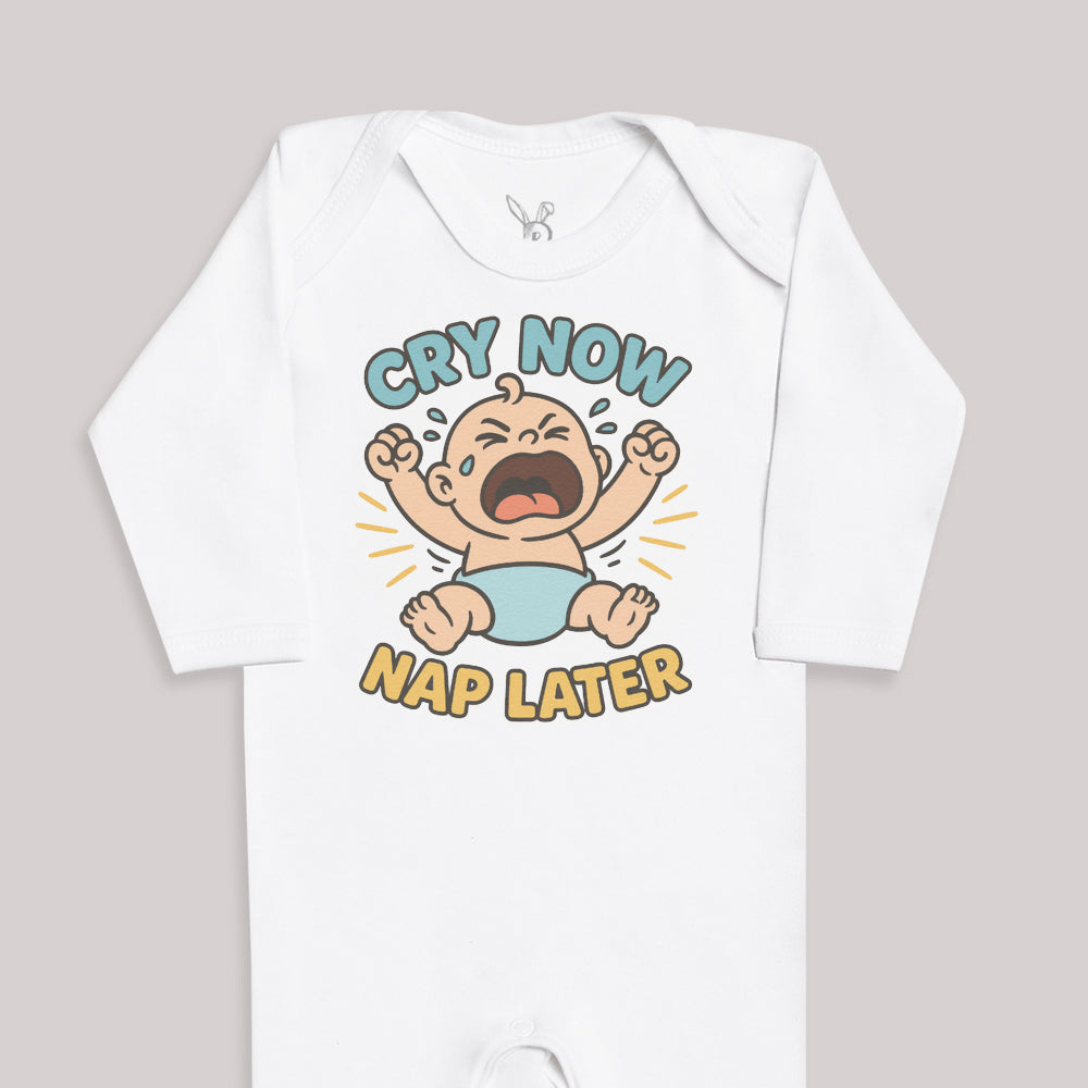 Cry Now Nap Later - Baby Bodysuit (Choice of Style)