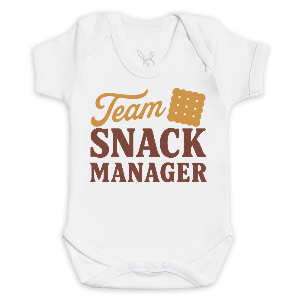 Team Snack Manager - Baby Bodysuit (Choice of Style)