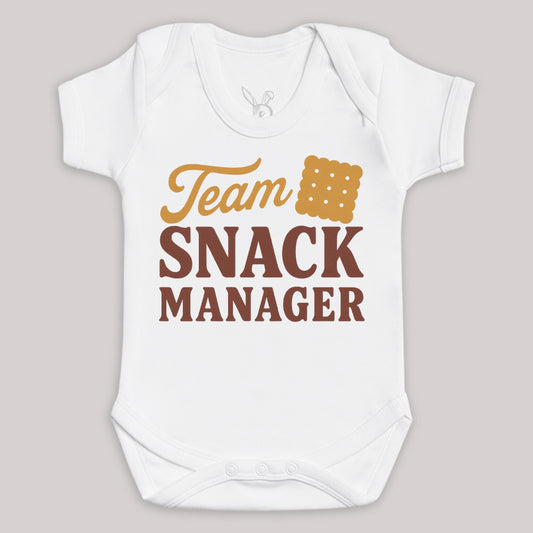 Team Snack Manager - Baby Bodysuit (Choice of Style)
