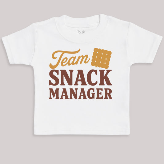 Team Snack Manager - Baby Bodysuit (Choice of Style)
