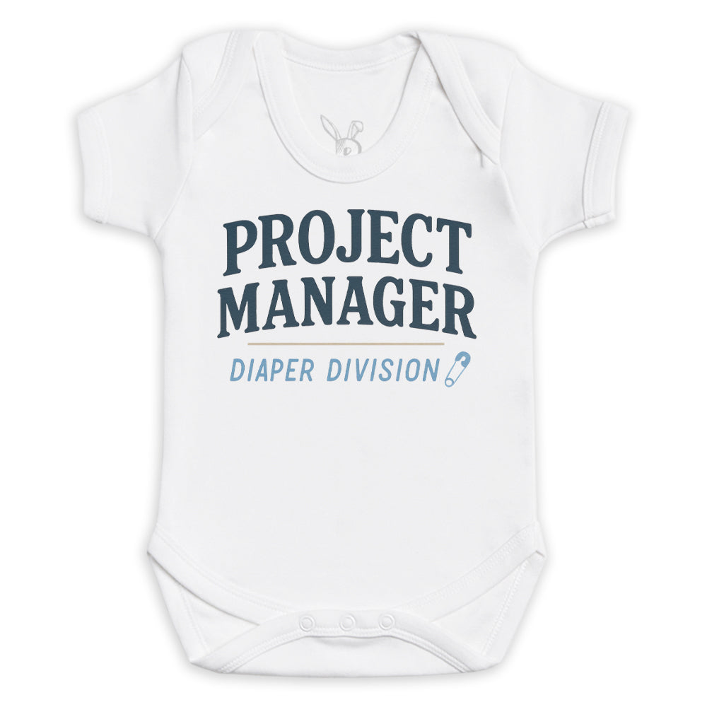 Project Manager Diaper Division - Baby Bodysuit (Choice of Style)