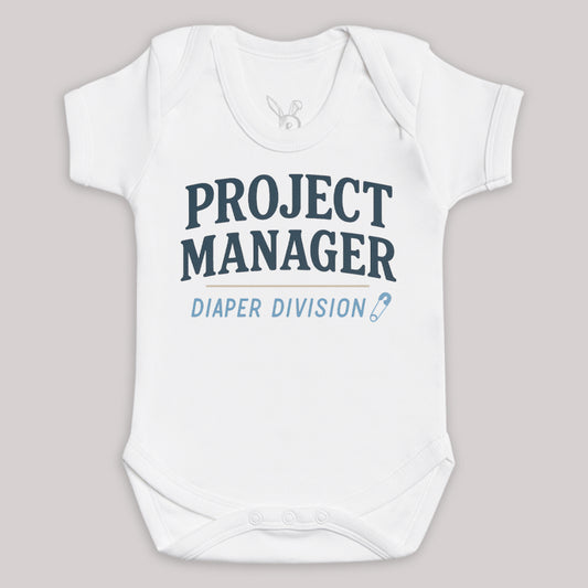 Project Manager Diaper Division - Baby Bodysuit (Choice of Style)