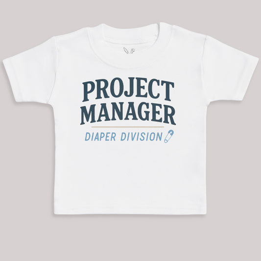 Project Manager Diaper Division - Baby Bodysuit (Choice of Style)