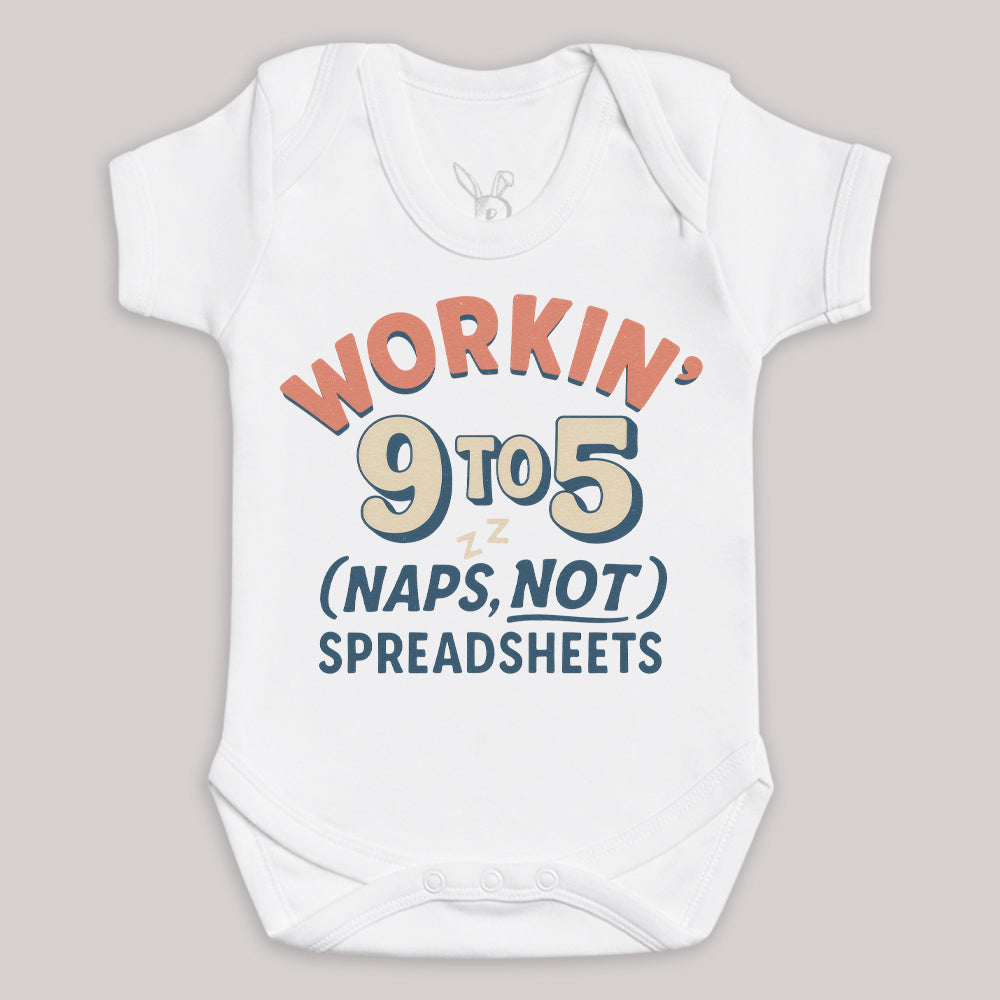 Working 9 To 5 - Baby Bodysuit (Choice of Style)