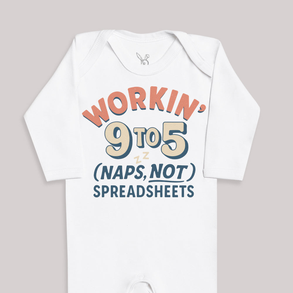 Working 9 To 5 - Baby Bodysuit (Choice of Style)
