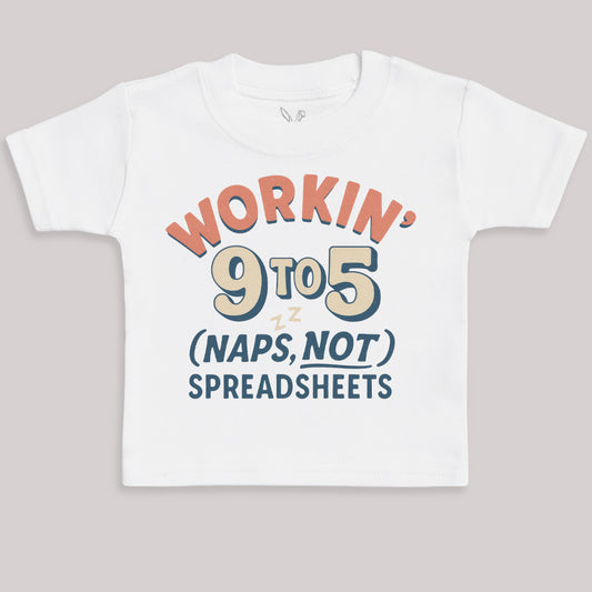 Working 9 To 5 - Baby Bodysuit (Choice of Style)