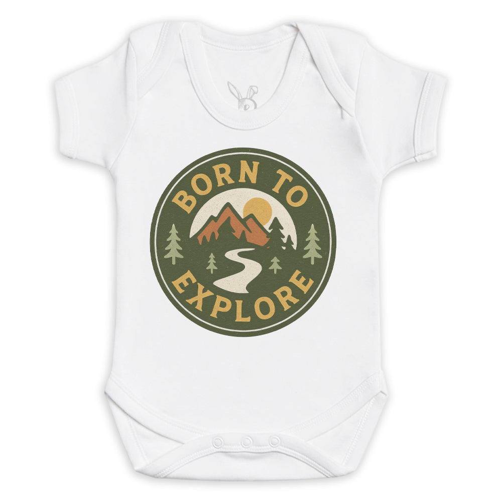 Born To Explore - Baby Bodysuit (Choice of Style)