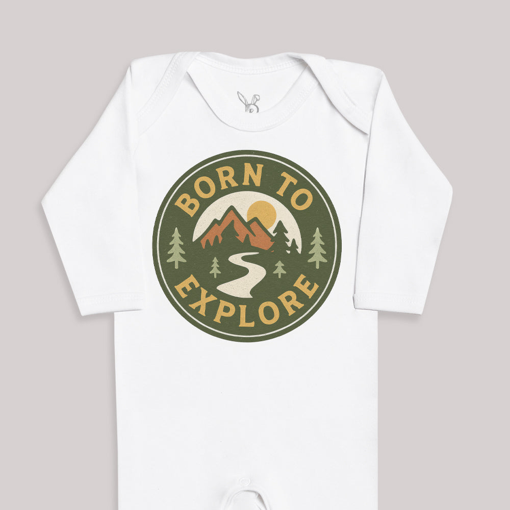 Born To Explore - Baby Bodysuit (Choice of Style)