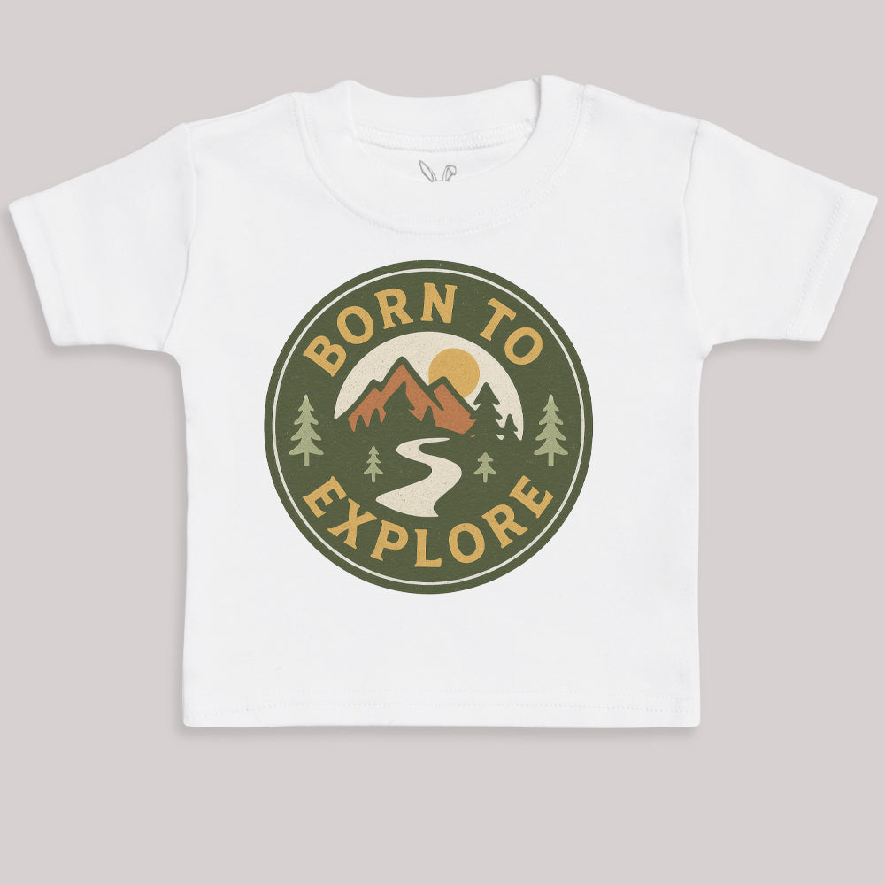 Born To Explore - Baby Bodysuit (Choice of Style)