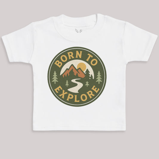 Born To Explore - Baby Bodysuit (Choice of Style)