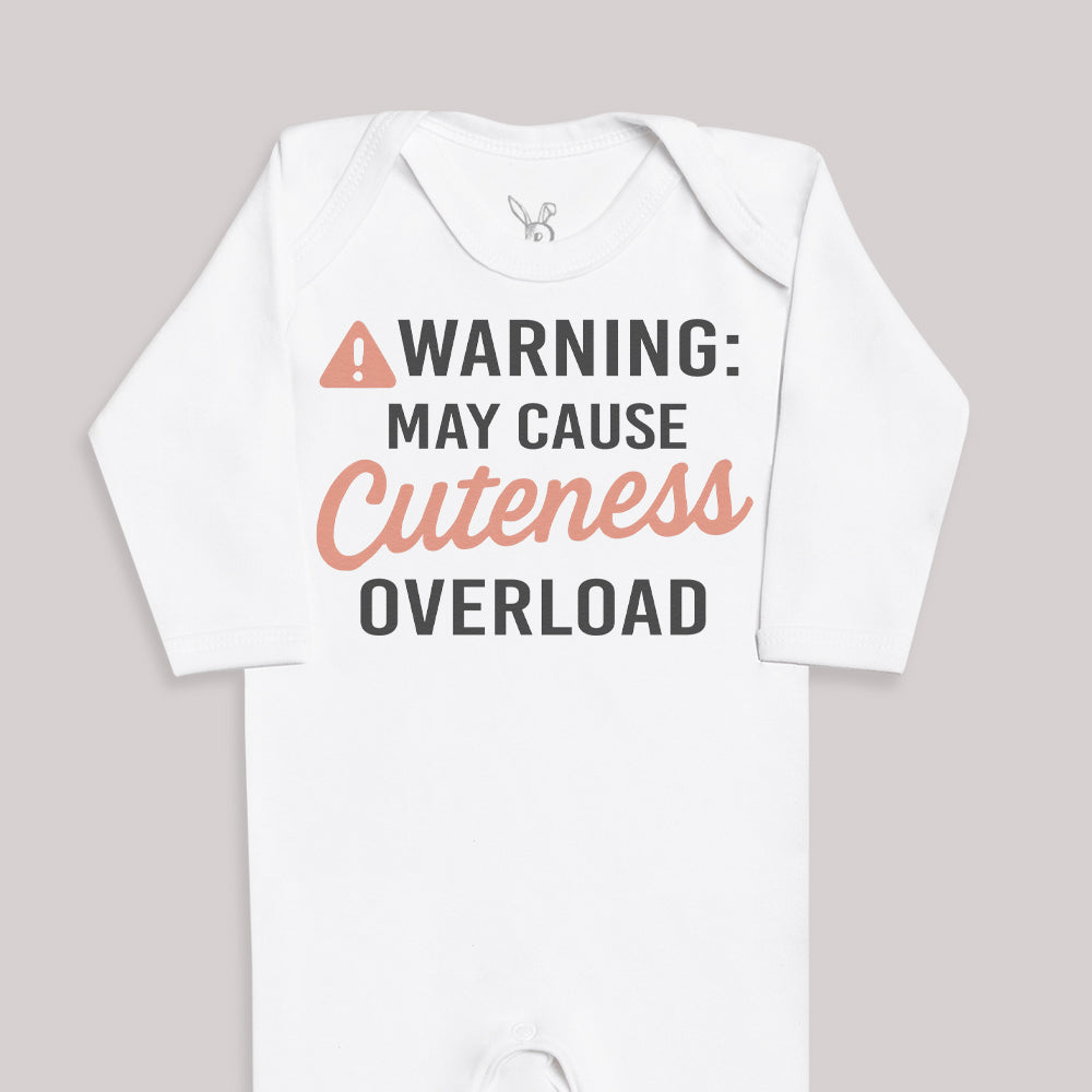 Warning may Cause Cuteness Overload - Baby Bodysuit (Choice of Style)