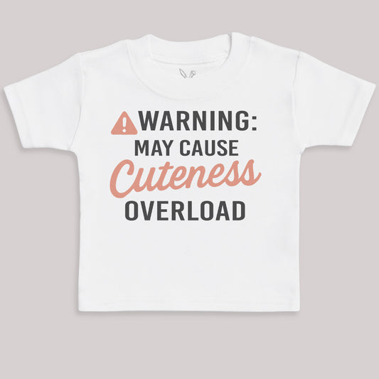 Warning may Cause Cuteness Overload - Baby Bodysuit (Choice of Style)