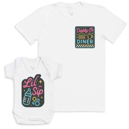 Neon Lil Sip - Baby Gift Set - Baby Matching Gift Set