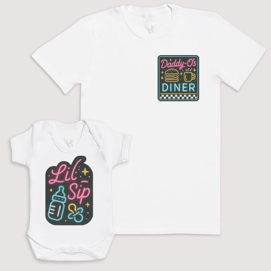 Neon Lil Sip - Baby Gift Set - Baby Matching Gift Set