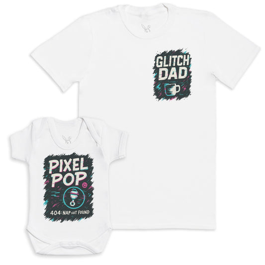 Pixel Pop - Baby Gift Set - Baby Matching Gift Set