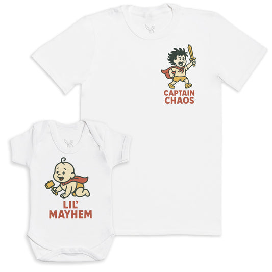 Lil Mayhem - Baby Gift Set - Baby Matching Gift Set