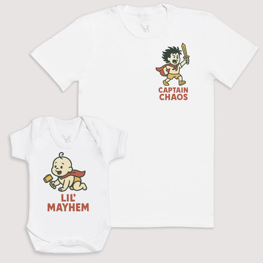 Lil Mayhem - Baby Gift Set - Baby Matching Gift Set