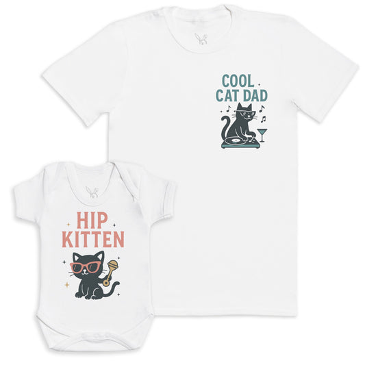 Hip Kitten - Baby Gift Set - Baby Matching Gift Set