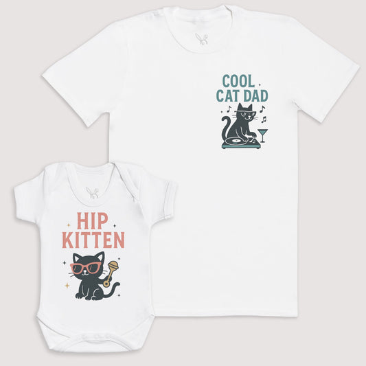 Hip Kitten - Baby Gift Set - Baby Matching Gift Set