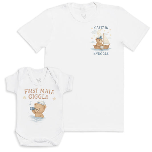 First Mate Giggle - Baby Gift Set - Baby Matching Gift Set