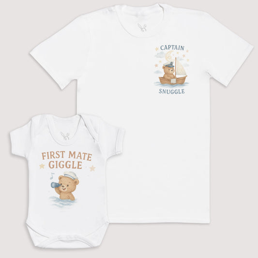 First Mate Giggle - Baby Gift Set - Baby Matching Gift Set