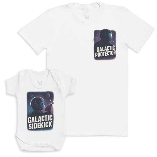 Galactic Sidekick - Baby Gift Set - Baby Matching Gift Set