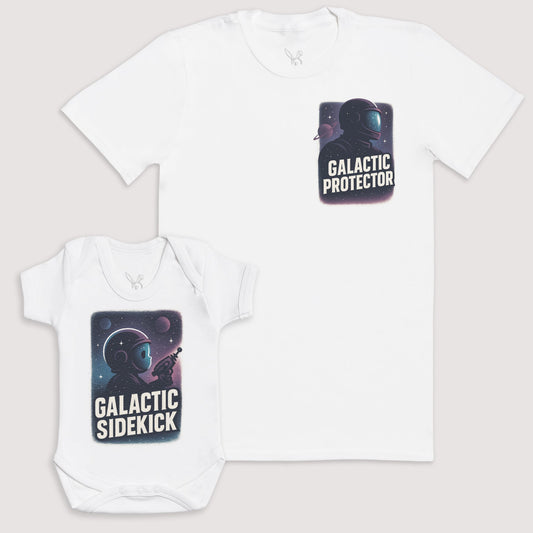 Galactic Sidekick - Baby Gift Set - Baby Matching Gift Set