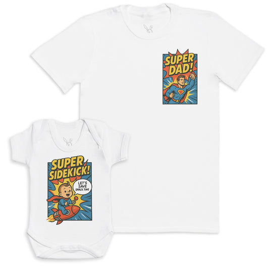 Super Sidekick - Baby Gift Set - Baby Matching Gift Set