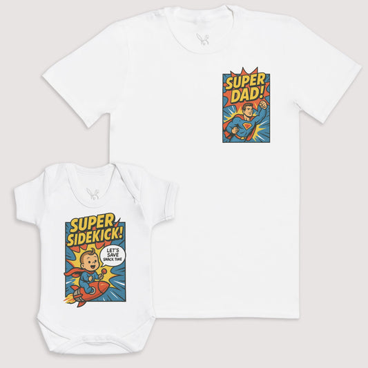 Super Sidekick - Baby Gift Set - Baby Matching Gift Set