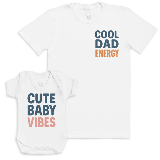 Cute Baby Vibes - Baby Gift Set - Baby Matching Gift Set