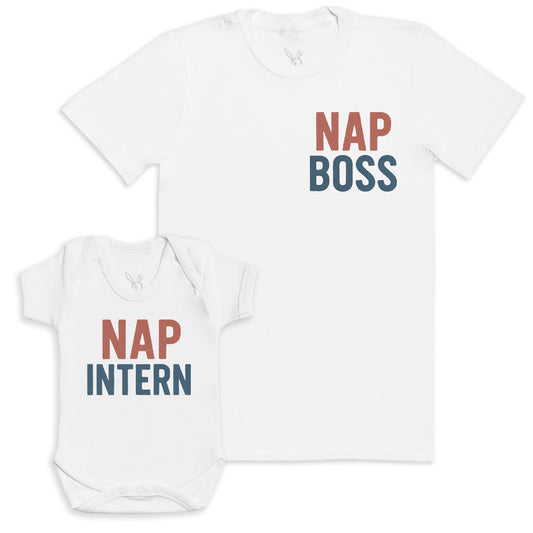 Nap Intern - Baby Gift Set - Baby Matching Gift Set