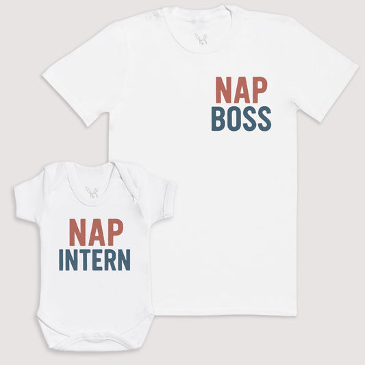 Nap Intern - Baby Gift Set - Baby Matching Gift Set