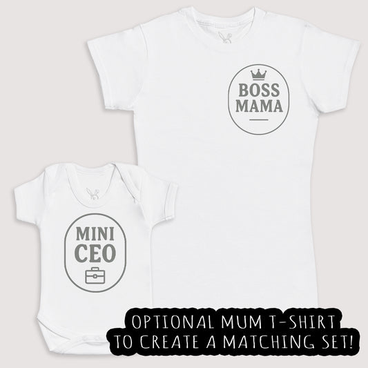 Mini CEO - Baby Gift Set - Baby Bodysuit Gift Set