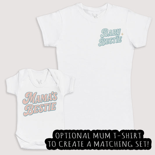 Mama's Bestie - Baby Gift Set - Baby Bodysuit Gift Set