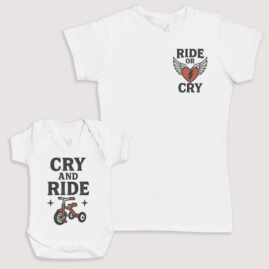 Cry And Ride - Baby Gift Set - Baby Bodysuit Gift Set