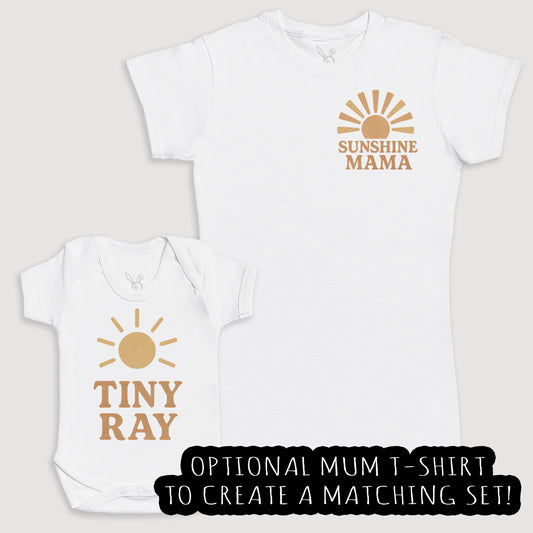 Tiny Ray - Baby Gift Set - Baby Bodysuit Gift Set