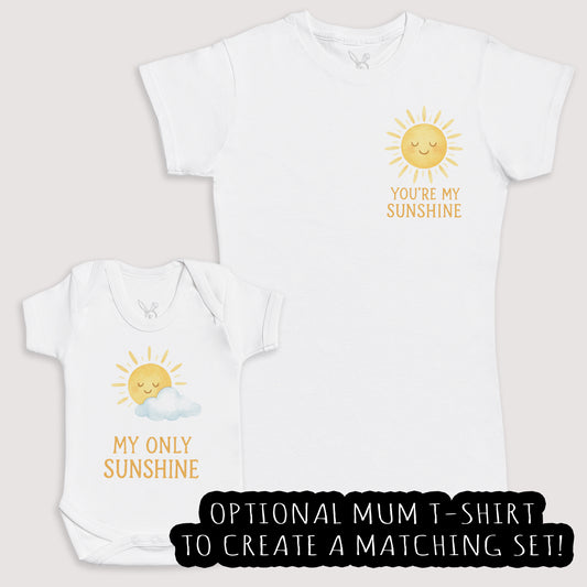 My Only Sunshine - Baby Gift Set - Baby Bodysuit Gift Set