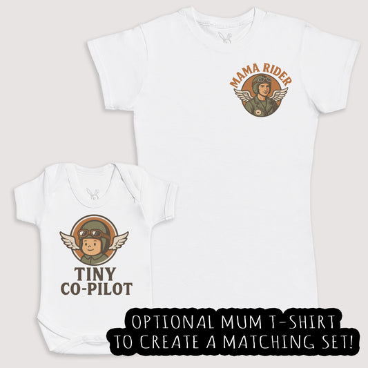 Tiny Co-Pilot - Baby Gift Set - Baby Bodysuit Gift Set