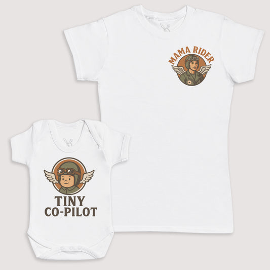Tiny Co-Pilot - Baby Gift Set - Baby Bodysuit Gift Set