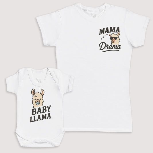 Baby Llama - Baby Gift Set - Baby Bodysuit Gift Set
