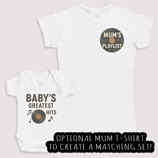 Babys Greatest Hits - Baby Gift Set - Baby Bodysuit Gift Set