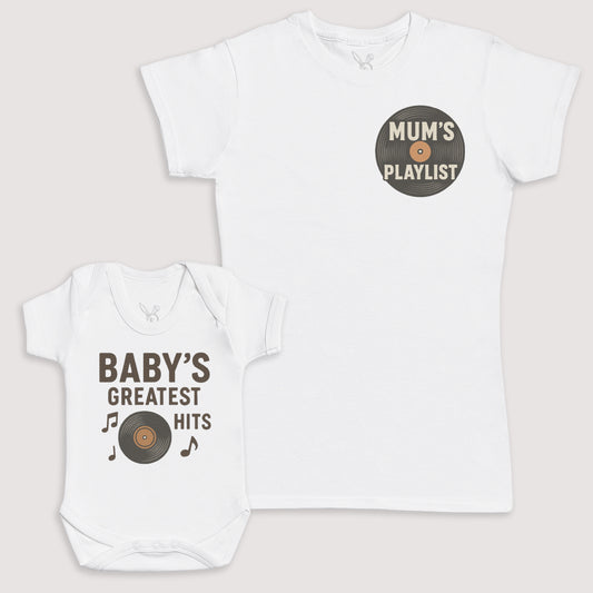 Babys Greatest Hits - Baby Gift Set - Baby Bodysuit Gift Set