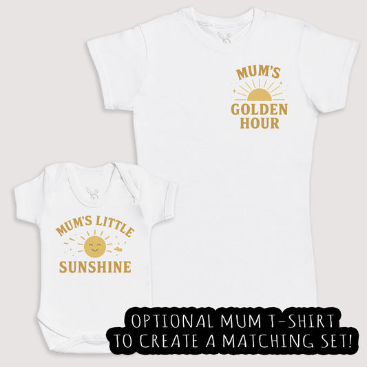 Mums Little Sunshine - Baby Gift Set - Baby Bodysuit Gift Set
