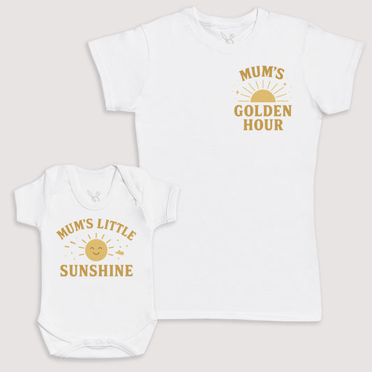 Mums Little Sunshine - Baby Gift Set - Baby Bodysuit Gift Set