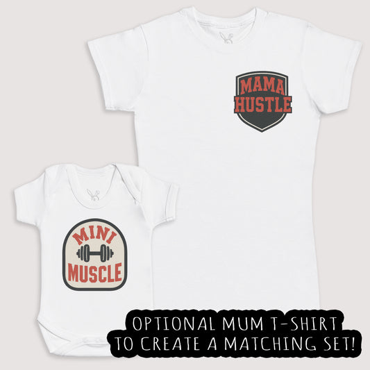 Mini Muscle - Baby Gift Set - Baby Bodysuit Gift Set