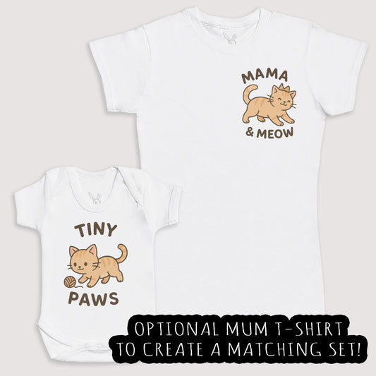 Tiny Paws - Baby Gift Set - Baby Bodysuit Gift Set
