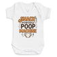 Snack Powered Poop Machine - Baby Bodysuit (Choice of Style)