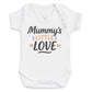Mummy's Little Love - Baby Bodysuit (Choice of Style)