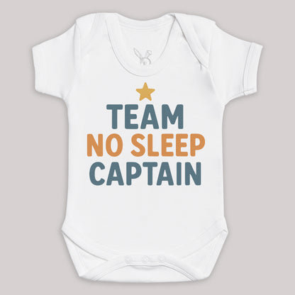Team No Sleep Captain - Baby Bodysuit (Choice of Style)