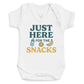 Just Here For The Snacks - Baby Bodysuit (Choice of Style)